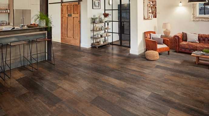Dark wood Karndean Flooring design
